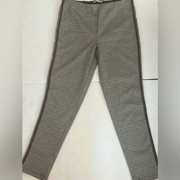 Dex Houndstooth Straight Leg Trousers Size Large - Picture 5 of 7